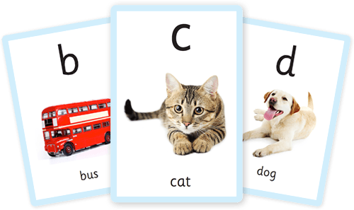 Alphabet flashcards