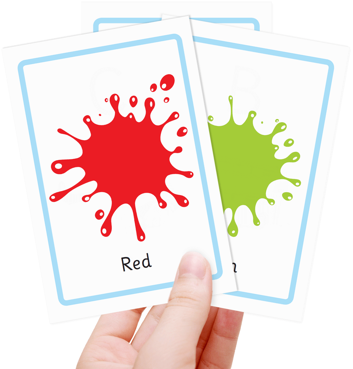 Free colour flash cards