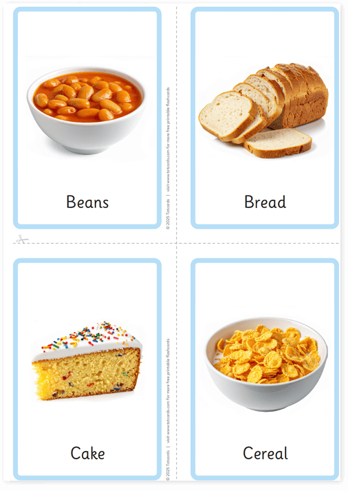 Free Food flashcards