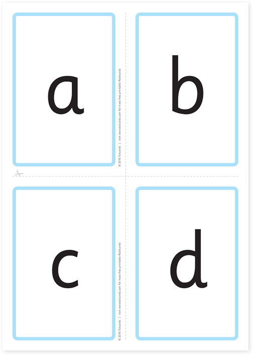 Free Alphabet flashcards