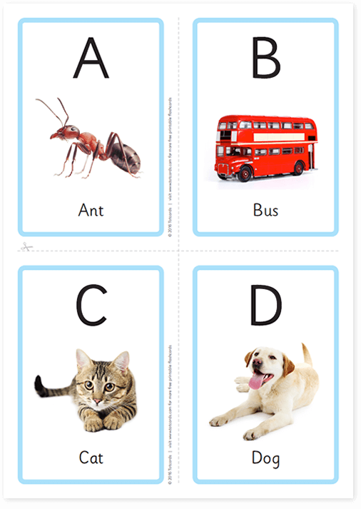 Free Alphabet flashcards