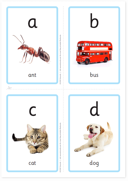 Free Alphabet flashcards