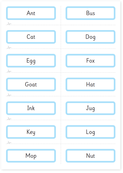Free Alphabet flashcards