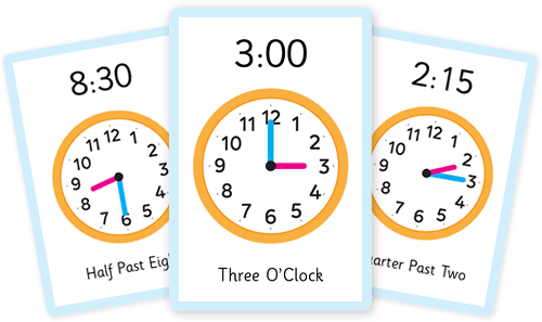 Tell the Time flashcards